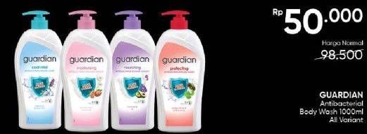 Promo Harga Guardian Antibacterial Body Wash All Variants 1000 ml - Guardian