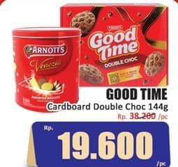 Promo Harga Good Time Cookies Chocochips Double Choc 144 gr - Hari Hari