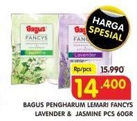 Promo Harga BAGUS FANCYS Pengharum Lemari Lavender, Jasmine 60 gr - Superindo