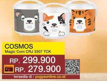 Promo Harga Cosmos CRJ-3307 Rice Cooker TCK 1800 ml - Yogya