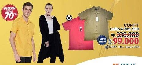 Promo Harga Comfy Men & Ladies Tshirt  - LotteMart