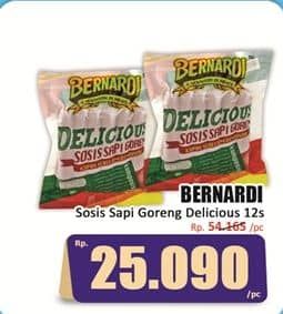 Promo Harga Bernardi Delicious Sosis Sapi Goreng 360 gr - Hari Hari