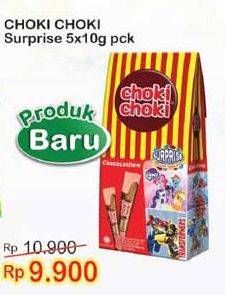 Promo Harga CHOKI-CHOKI Coklat Chococashew Surprise Pack per 5 pcs 10 gr - Indomaret