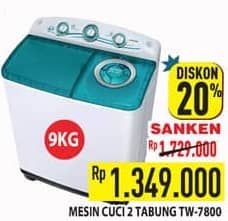 Promo Harga Sanken TW-7800  - Hypermart