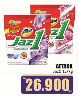 Promo Harga Attack Jaz1 Detergent Powder 1700 gr - Hari Hari
