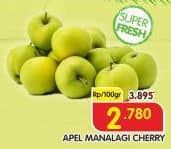 Promo Harga Apel Manalagi Cherry per 100 gr - Superindo