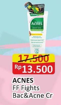 Promo Harga ACNES Facial Wash Fights Bac Acne Cr  - Alfamart
