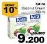 Promo Harga KARA Coconut Cream (Santan Kelapa) 200 ml - Giant