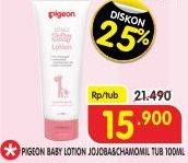 Promo Harga PIGEON Baby Lotion 100 ml - Superindo