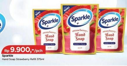Promo Harga SPARKLE Hand Soap Strawberry 375 ml - TIP TOP