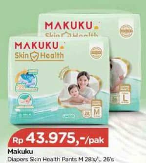Promo Harga Makuku Skin Health Pants M28, L26 26 pcs - TIP TOP