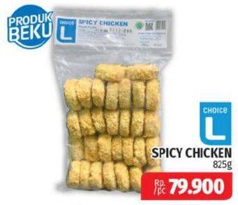 Promo Harga CHOICE L Spicy Chicken 825 gr - Lotte Grosir