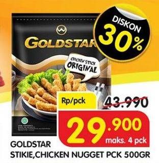 Promo Harga GOLDSTAR Nugget Stickie 500 gr - Superindo