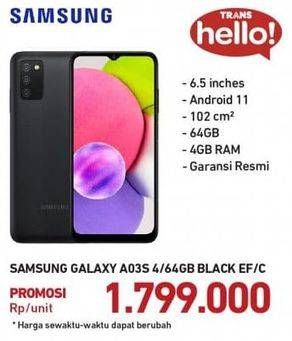Promo Harga SAMSUNG Galaxy A03S  - Carrefour