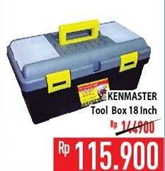 Promo Harga KENMASTER Tool Box 18"  - Hypermart