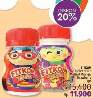 Promo Harga FITKOM Gummy Orange, Strawberry  - LotteMart