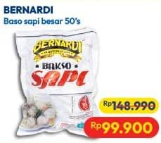 Promo Harga Bernardi Bakso Sapi Besar 50 pcs - Hypermart