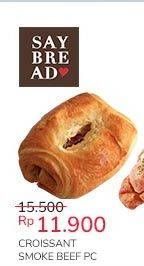 Promo Harga Say Bread Roti Smoke Beef Croissant  - Indomaret