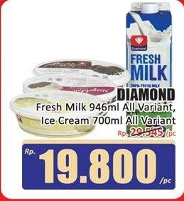 Promo Harga Diamond Fresh Milk/Ice Cream  - Hari Hari