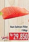 Promo Harga Salmon Fillet per 100 gr - Hypermart