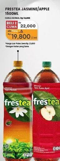 Promo Harga Frestea Minuman Teh Apple, Original 1500 ml - Carrefour
