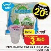 Promo Harga PRIMA RASA Fruit Cocktail/Nata De Coco  - Superindo