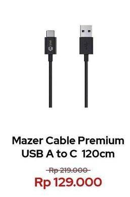 Promo Harga MAZER Premium Cable A to C  - Erafone