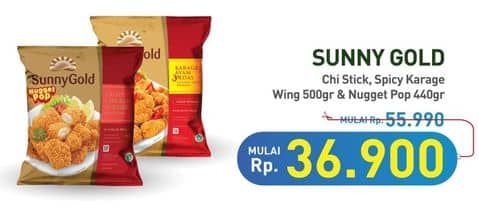 Promo Harga Sunny Gold Chicken Stick/Nugget/Karage  - Hypermart