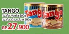 Promo Harga Tango Wafer Vanilla Milk, Chocolate 300 gr - Yogya