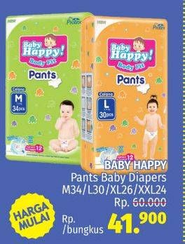 Promo Harga BABY HAPPY Body Fit Pants M34, L30, XL26, XXL24  - LotteMart