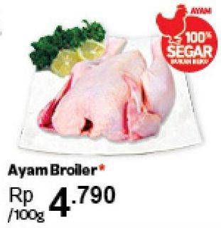 Promo Harga Ayam Broiler per 100 gr - Carrefour
