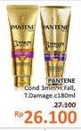 Promo Harga PANTENE 3 Minute Miracle Hair Fall, Total Damage 180 ml - Alfamidi