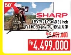 Promo Harga SHARP 2T-C50AD1i Full-HD 50"  - Hypermart