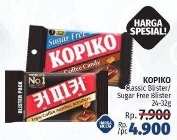Promo Harga KOPIKO Coffee Candy Blister Sugar Free 32 gr - LotteMart
