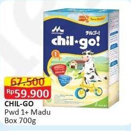 Promo Harga MORINAGA Chil Go Bubuk 1+ Madu 700 gr - Alfamart