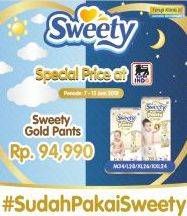 Promo Harga SWEETY Gold Pants M34, L28, XL26  - Superindo