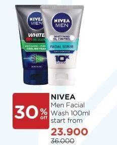 Promo Harga NIVEA MEN Facial Foam 100 ml - Watsons