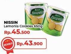 Promo Harga Nissin Cookies Lemonia 650 gr - Yogya