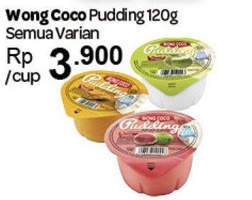 Promo Harga WONG COCO Pudding All Variants 120 gr - Carrefour