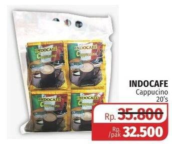 Promo Harga Indocafe Cappuccino 20 pcs - Lotte Grosir