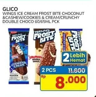 Promo Harga Glico Frostbite Choco Nut Cashew, Cookies Cream, Double Choco Nut 60 ml - Indomaret