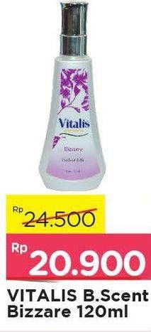 Promo Harga VITALIS Body Scent Bizzare 120 ml - Alfamart