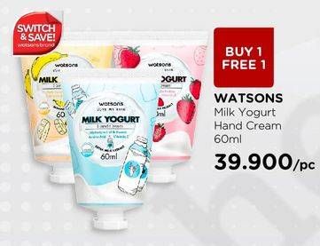 Promo Harga WATSONS Milk Yogurt Hand Cream All Variants 60 ml - Watsons