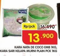 Promo Harga Nata de Coco Emb / Sari Kelapa Murni Plain 1kg  - Superindo