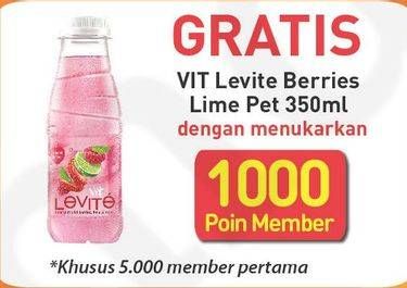 Promo Harga VIT LEVITE Minuman Sari Buah Berries Lime 350 ml - Alfamart