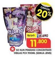 Promo Harga SO KLIN Pewangi Sekali Bilas All Variants 900 ml - Superindo