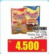 Promo Harga MAYUMI Mayonnaise Pedas, Original 100 gr - Hari Hari
