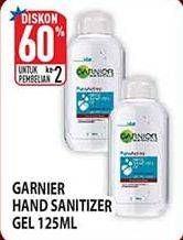 Promo Harga GARNIER Pure Active Hand Sanitizer Gel 125 ml - Hypermart