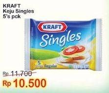Promo Harga KRAFT Singles Cheese 5 pcs - Indomaret