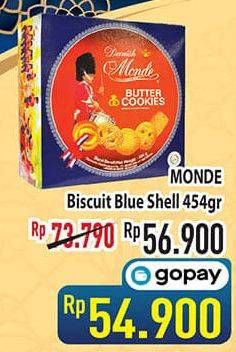 Promo Harga MONDE Butter Cookies 454 gr - Hypermart